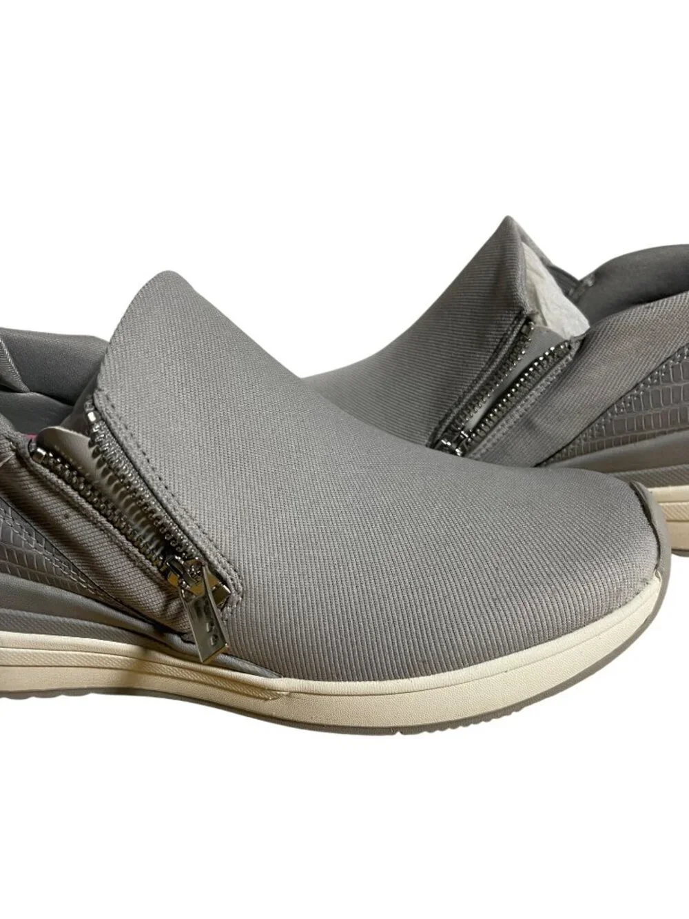 Ryka Guinevere Sneaker Booties in Paloma Gray Womens Size 8.5 Athleisure Casual